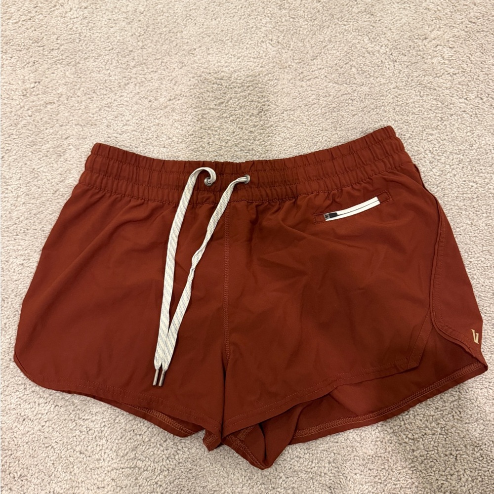 Vuori Rust Red Athletic Shorts